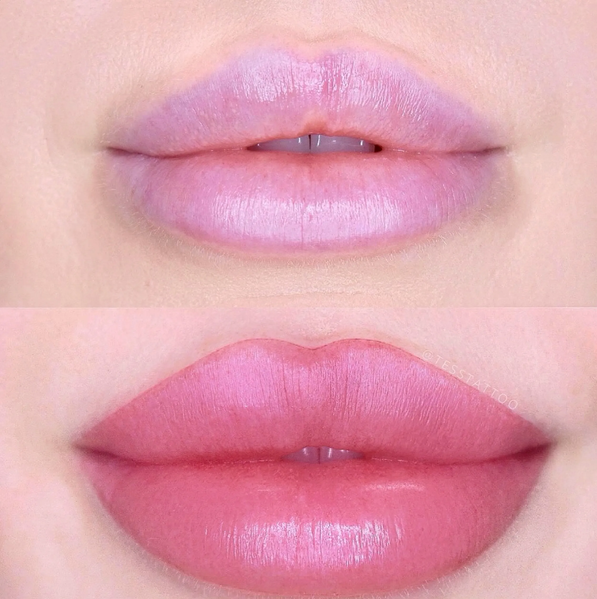 Uneven Lip Tones, Lip Tattoo Melbourne