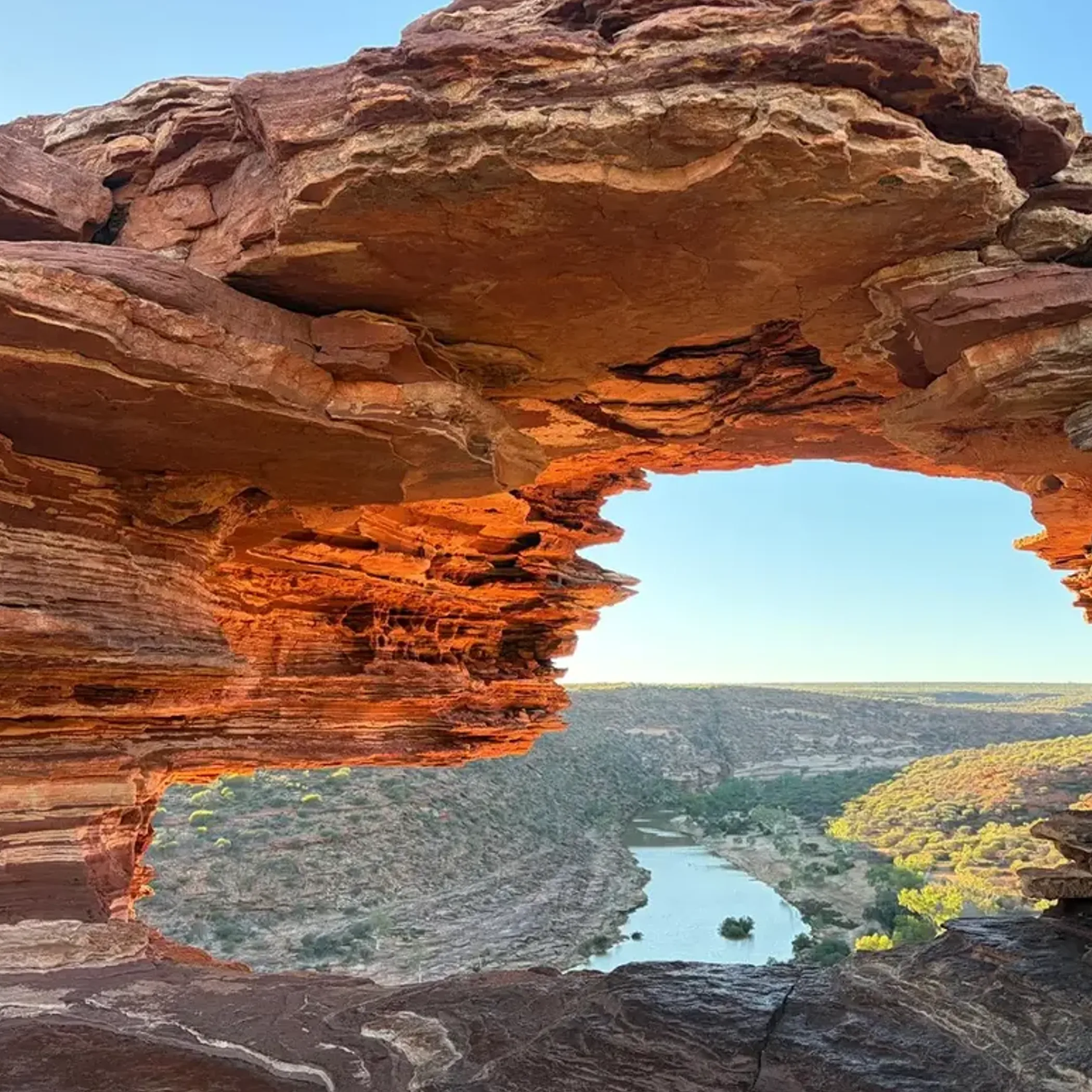 kalbarri canyon landscape