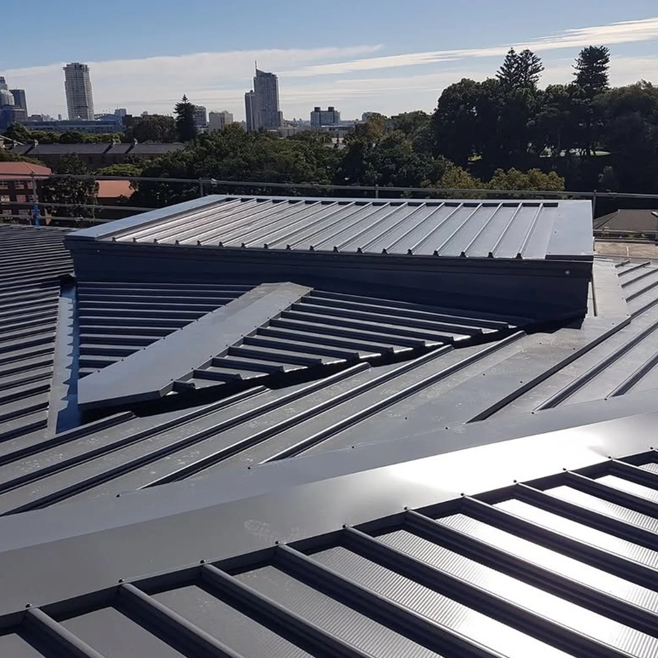 metal roofing in sydney coastal setting