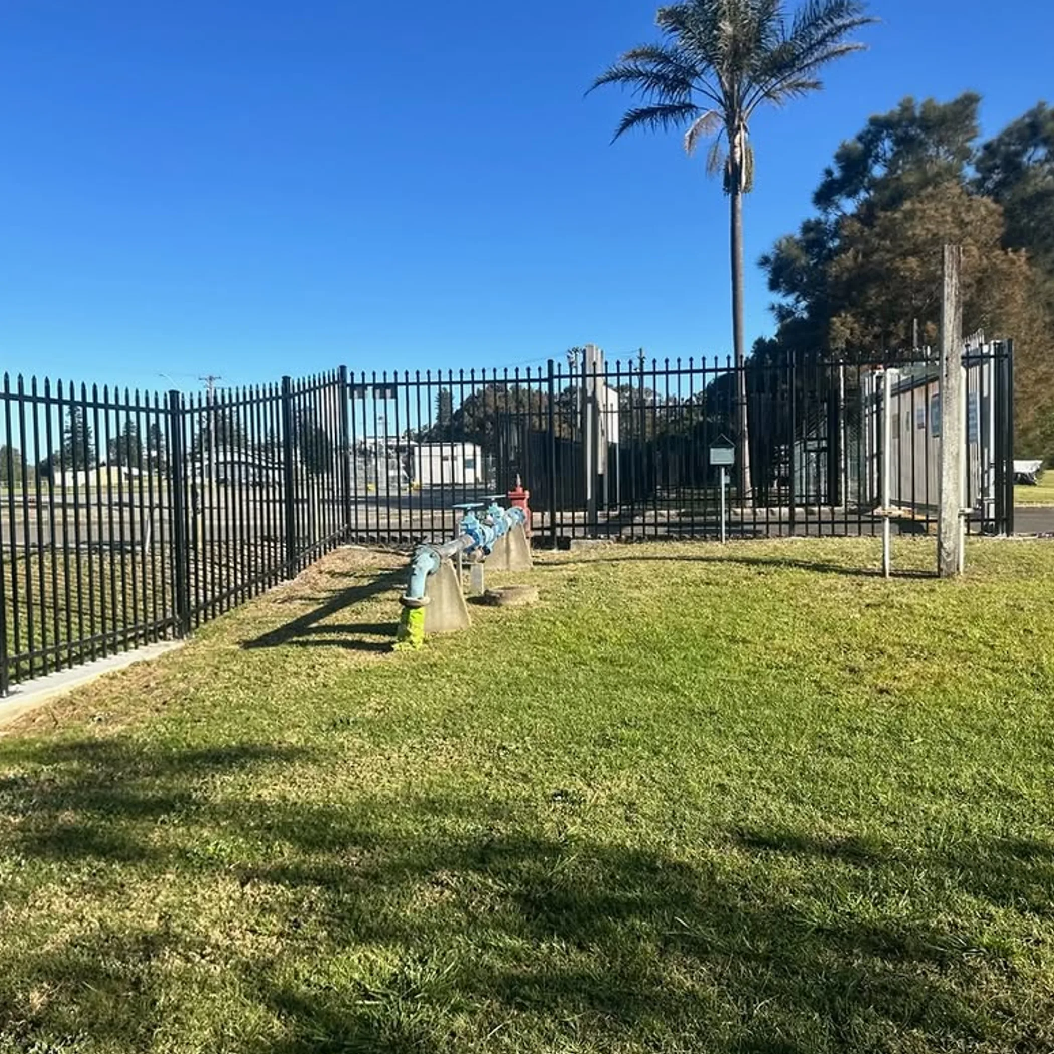 accessible water valves and plumbing infrastructure